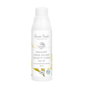 crème solaire minérale, Beauté simple